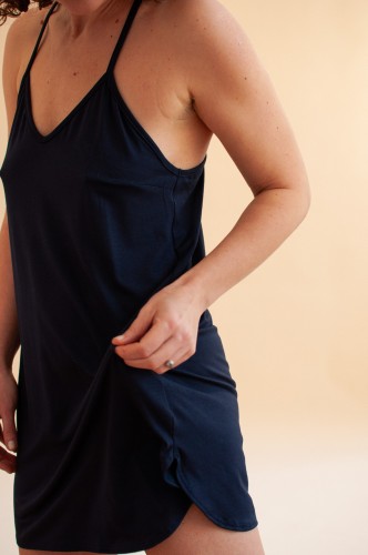 Koszulka Cherry in Navy Blue