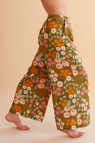 Bambusowe spodnie Aster Tiny Garden Green