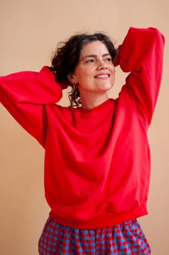 Bawełniana bluza Oregano in Red