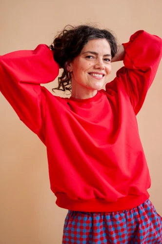 Bawełniana bluza Oregano in Red