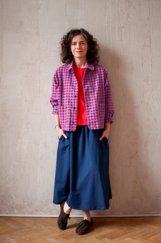 Bawełniana spódnica Cremon in Navy Blue