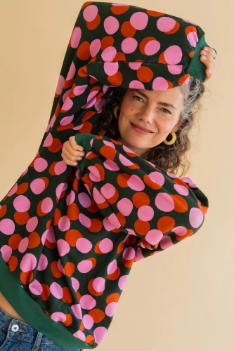 Bawełniana bluza Oregano in Dots